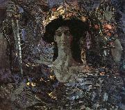Mikhail Vrubel The Six-winged seraph Sweden oil painting artist